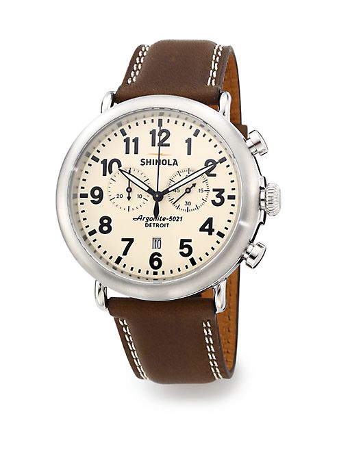 Shinola - The Runwell Chrono Stainless Steel Watch