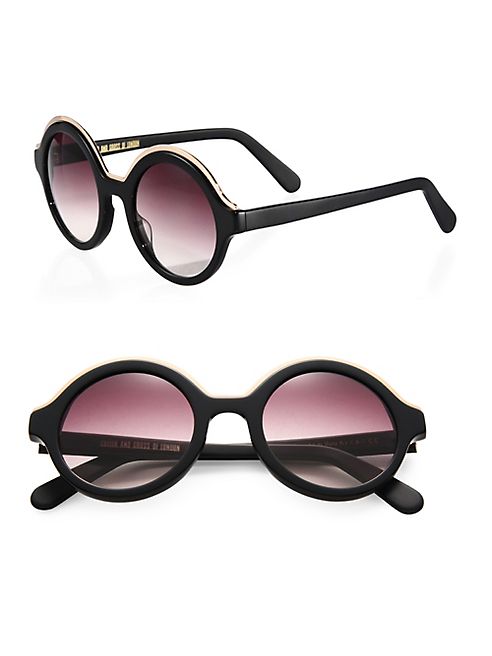 CUTLER AND GROSS - 1200 Pink Panther 48MM Round Sunglasses