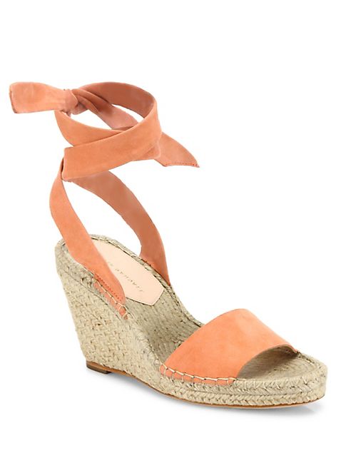 Loeffler Randall - Harper Suede Espadrille Wedge Sandals