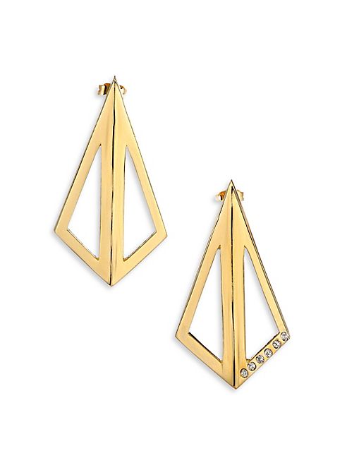 Tomtom - Abstract Bouquet Collection Cubist Leaf Earrings