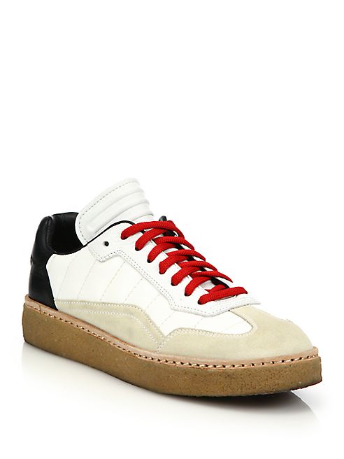 Alexander Wang - Eden Leather & Suede Low-Top Sneakers