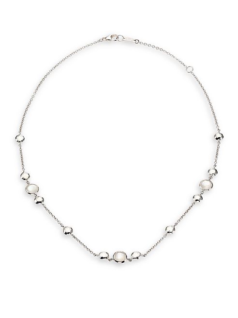 IPPOLITA - Rock Candy Mother-Of-Pearl & Sterling Silver Station Necklace