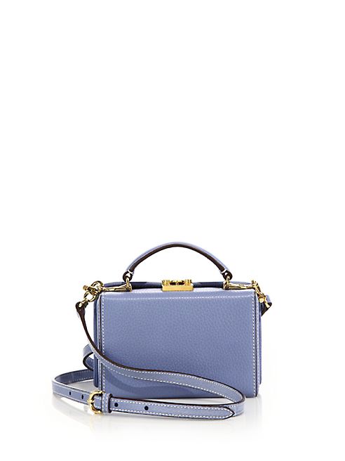 Mark Cross - Grace Mini Leather Box Crossbody Bag