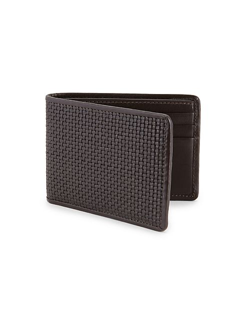 Ermenegildo Zegna - Pelle Tessuta & Leather Billfold Wallet