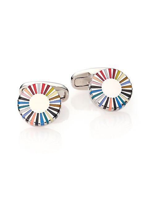 Paul Smith - Round Multi-Color Cufflinks