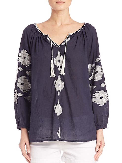 Christophe Sauvat - Two-Tonal Printed Top