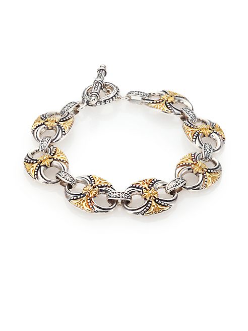 Konstantino - Hebe 18K Yellow Gold & Sterling Silver Bracelet