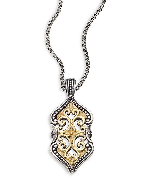 Konstantino - Hebe 18K Yellow Gold & Sterling Silver Pendant