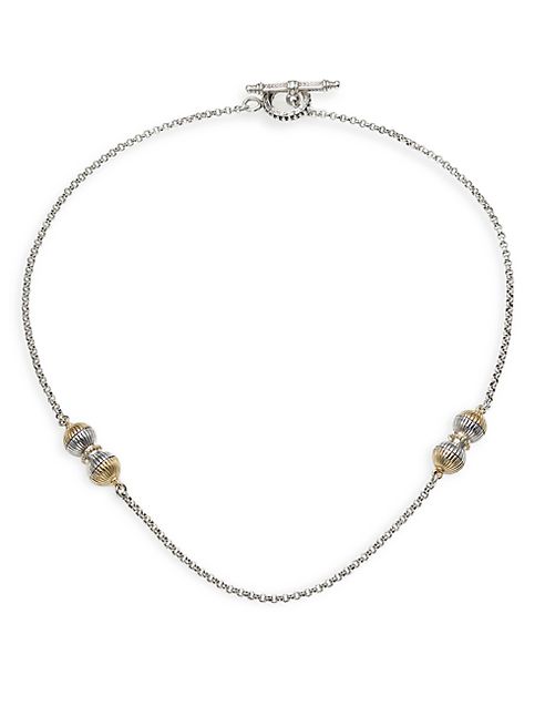 Konstantino - Hebe 18K Yellow Gold & Sterling Silver Chain Necklace