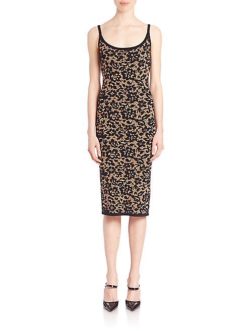 Michael Kors Collection - Illusion Lace Tank Dress