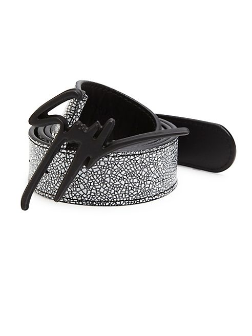 Giuseppe Zanotti - Embossed Leather Belt