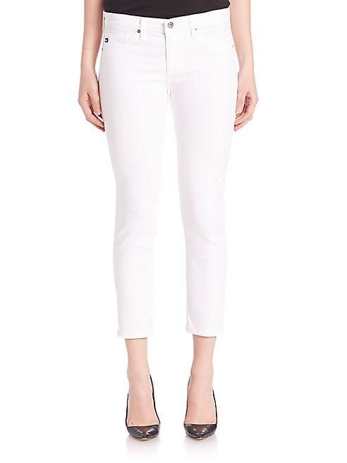 AG - Sateen Stilt Crop Jeans