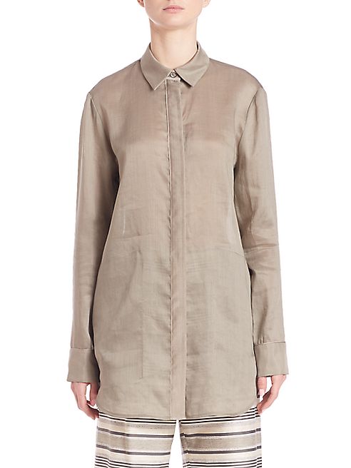 Lafayette 148 New York - Silky Button-Up