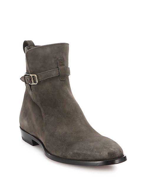 Bally - Hopper Buckle Suede Boots