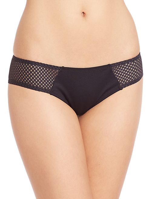 OndadeMar - Mesh-Detail Hipster Scoop Bikini Bottom