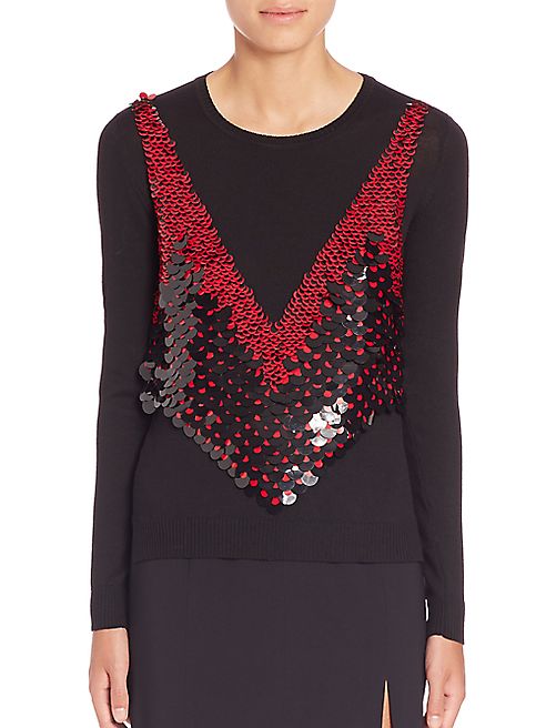 Altuzarra - Powell Sequined Wool Top