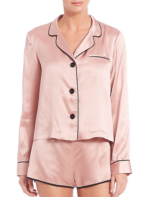 Fleur du Mal - Silk Pajama Top