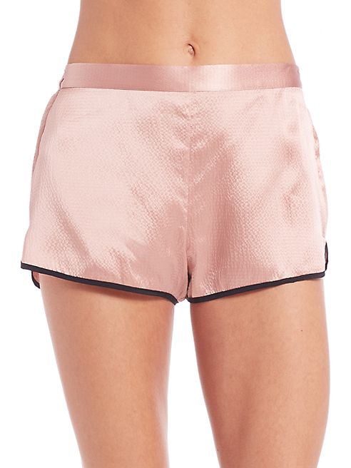 Fleur du Mal - Silk Pajama Shorts