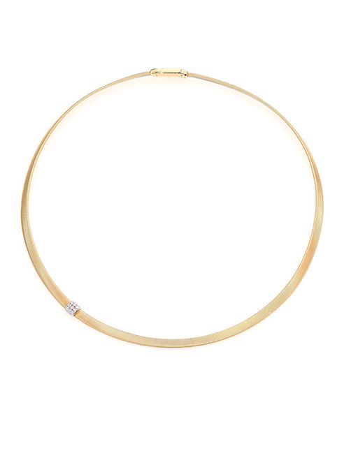 Marco Bicego - Masai Diamond, 18K Yellow Gold & 18K White Gold Station Necklace