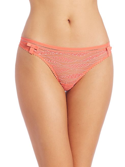 Huit - Plein Les Yeux Lace Thong