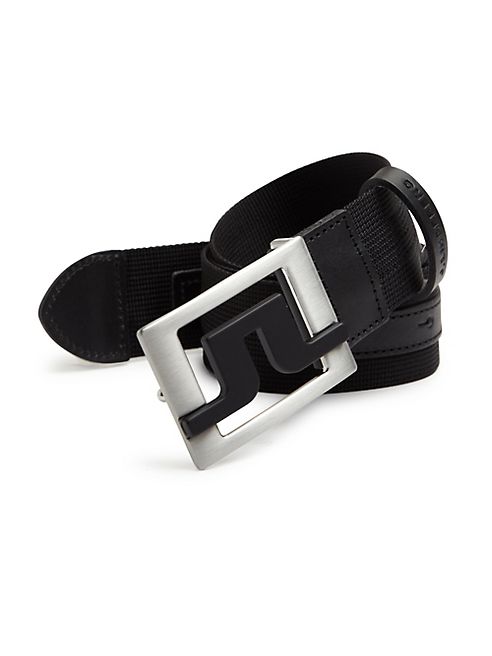 J. Lindeberg Golf - Slater Striped Webbing 40 2.0 Belt