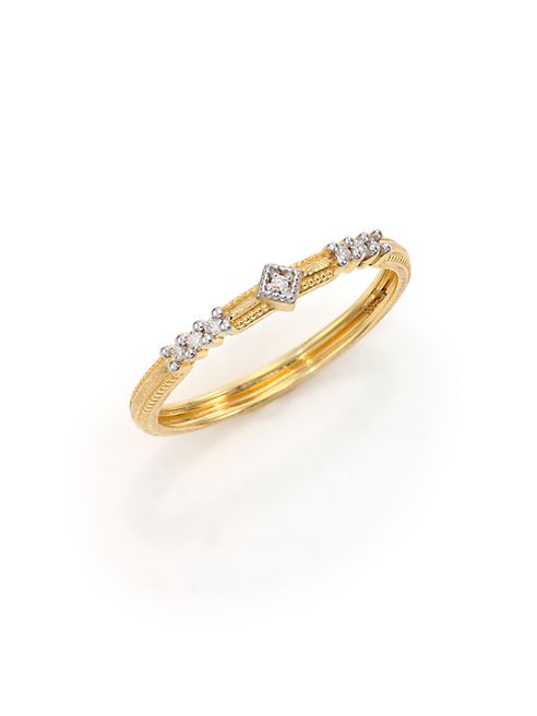 Jude Frances - Lisse Diamond & 18K Yellow Gold Ring