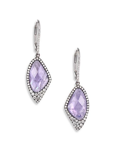 Meira T - Tanzanite Drop Earrings