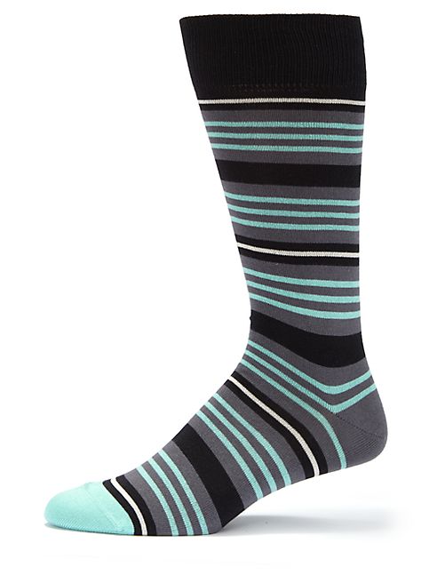 Paul Smith - Multi-Striped Knitted Socks