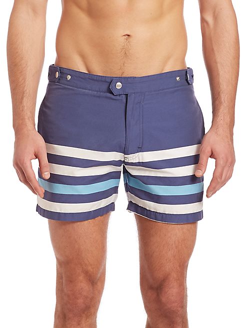 Solid and Striped - Kennedy Striped Swim Shorts