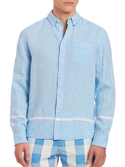 Solid and Striped - Linen Button-Down Shirt