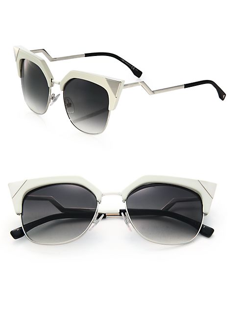 Fendi - 54MM Metal Cat Eye Sunglasses