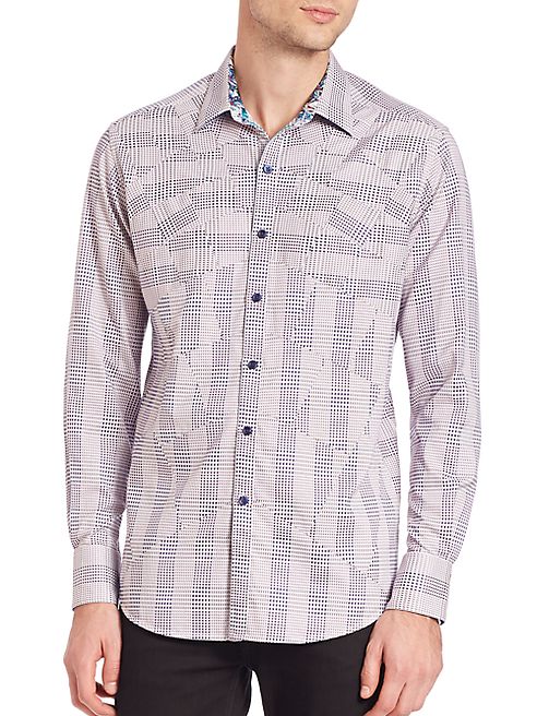 Robert Graham - Linear Woven Button-Down Shirt