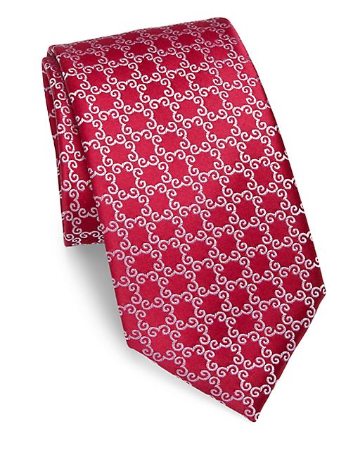 Charvet - Large Pattern Silk Tie