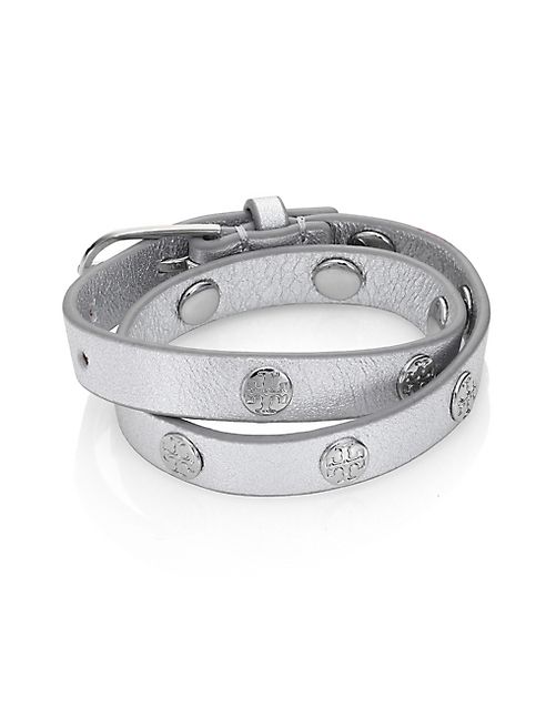 Tory Burch - Double Wrap Logo Stud Bracelet