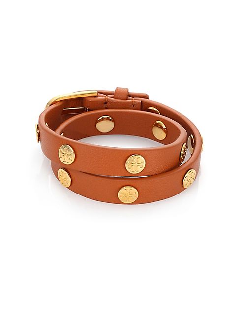 Tory Burch - Double Wrap Logo Stud Bracelet