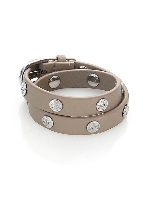 Tory Burch - Double Wrap Logo Stud Bracelet