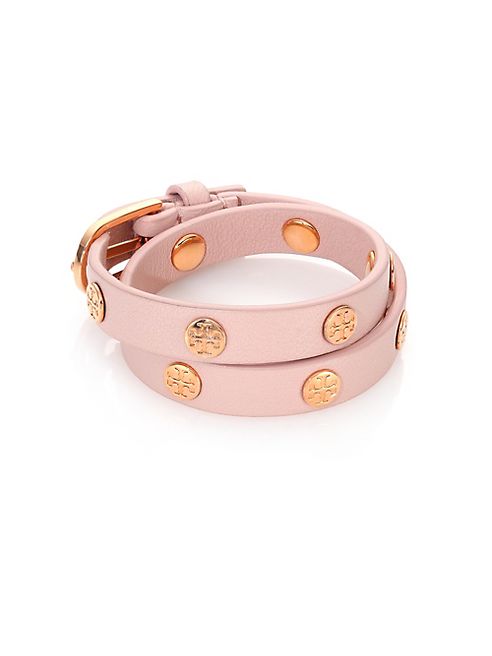 Tory Burch - Double Wrap Logo Stud Bracelet