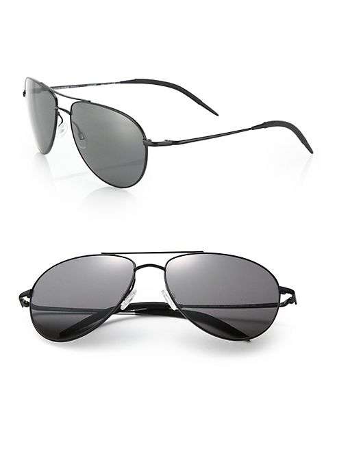 Oliver Peoples - Benedict 59MM Double-Bridge Aviator Sunglasses