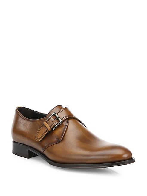 To Boot New York - Emmett Leather Monk Strap Shoes