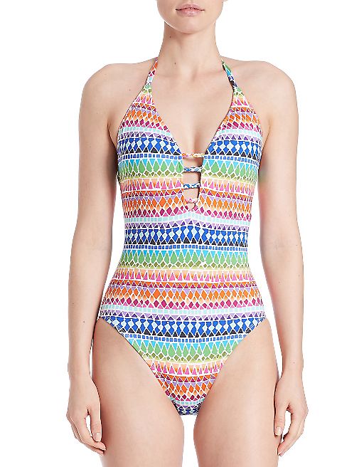 La Blanca Swim - One-Piece Spectrum Bandeau Swimsuit