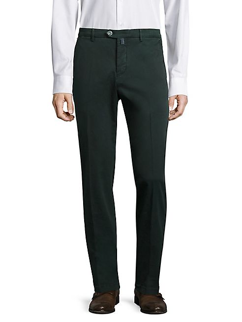 Kiton - Slim-Fit Stretch-Cotton Chinos