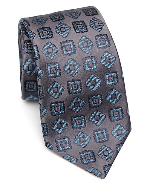 Kiton - Medallion SIlk Tie