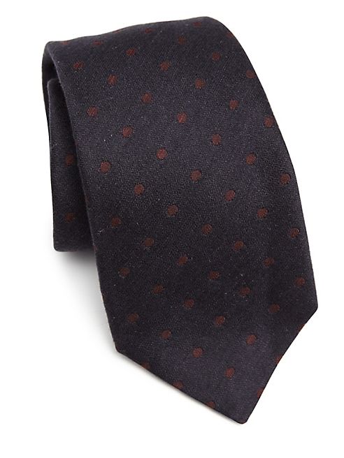 Kiton - Dotted Silk Tie