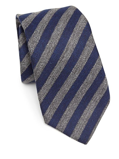 Kiton - Herringbone Striped Tie