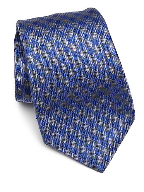 Kiton - Check Silk Tie