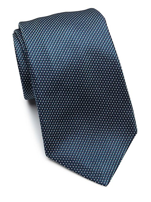 Kiton - Patterned Silk Tie