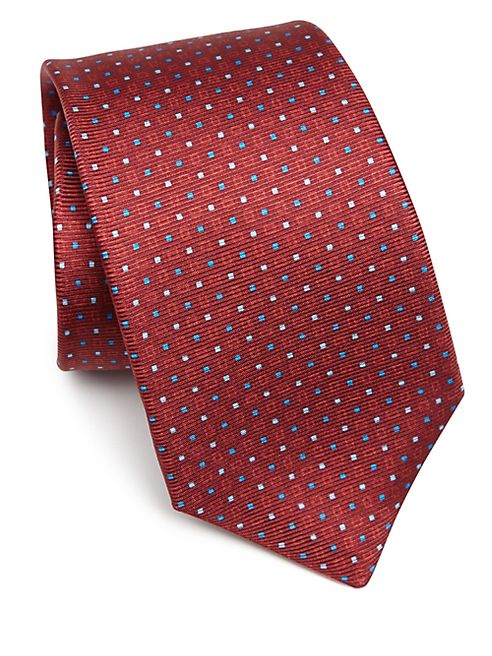 Kiton - Micro Dot Printed Tie