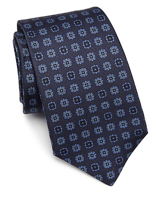 Kiton - Patterned Silk Tie