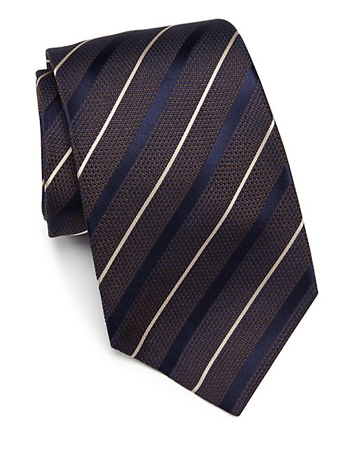 Kiton - Striped Silk Tie