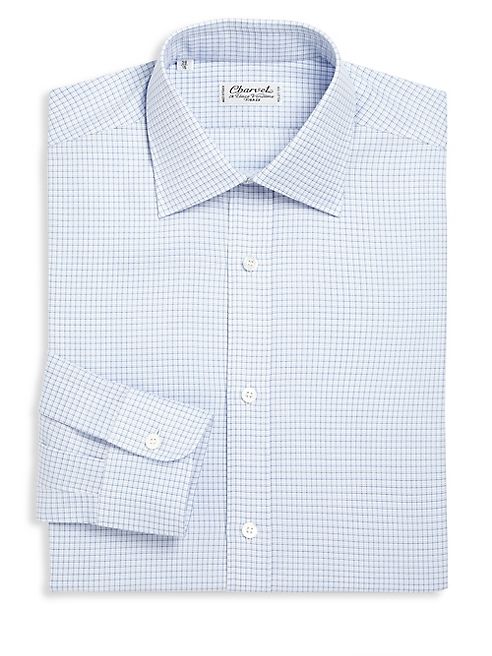 Charvet - Regular-Fit Checkered Dress Shirt